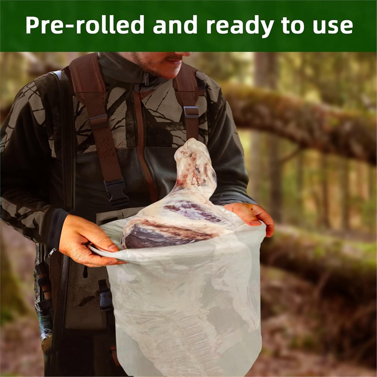 Game Bag Meat Hunting - Мешки для дичи AB09, набор из