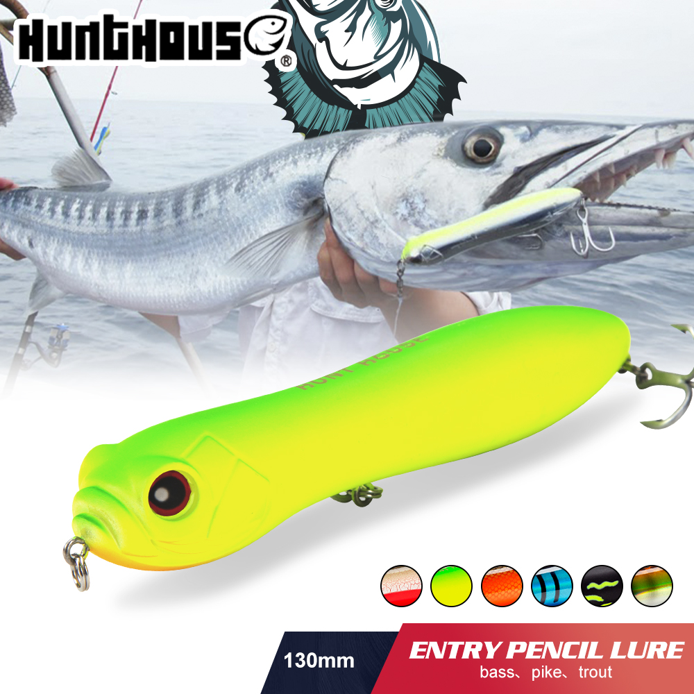 Hunting Quotes - Олицевая рыболовная приманка Hunthouse Topwater, 130