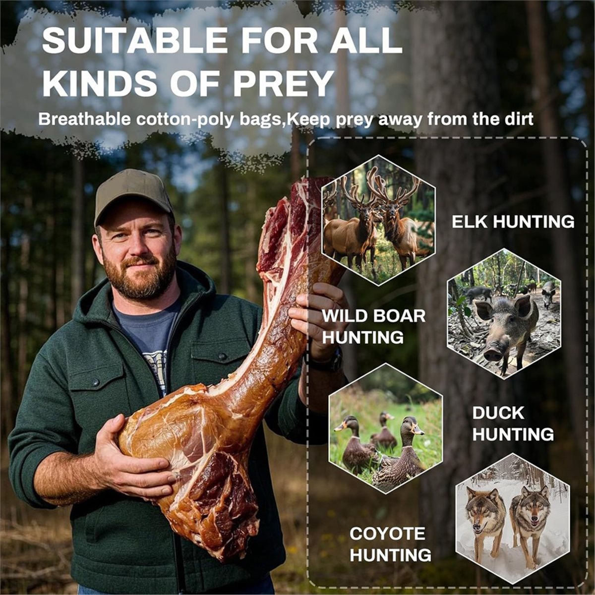 Игровые сумки, мешки для охоты – обзор и цена Game Bag Meat Hunting