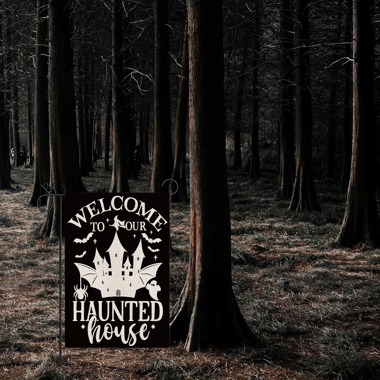 Забавный садовый флаг на Хэлло – обзор и цена Outdoor Hunting House